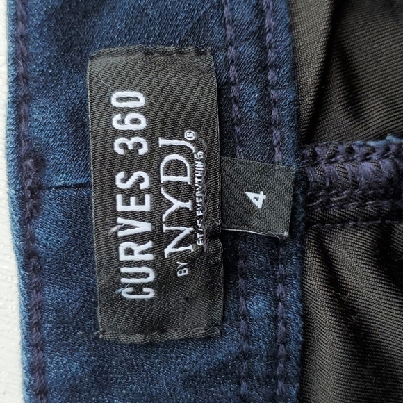 NYDJ Curves 360 Shape Dark Denim Ankle Jeans 4 - Picture 2 of 8